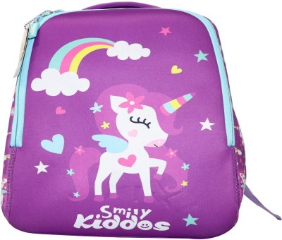 smily kiddos Junior Backpack(Purple, 12 L)