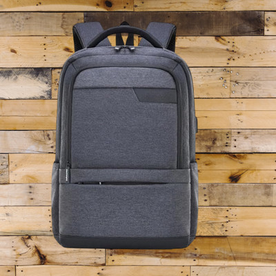 HOUSE OF COMMON backpack school bag laptop bag office college travel backpack(S-18*12) Waterproof Backpack(Black, 61.6999999999993 L)