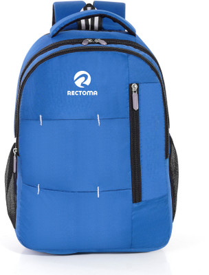 RECTOMA Stylish Backpack Boys Girls/Office /College/Travel Waterproof School Bagpack Waterproof School Bag(Blue, 35 L)