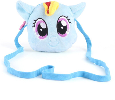 striders Rainbow Dash Sling Bag 6 Inch Adorable My Little Pony Accessory for Kids Backpack(Blue, 50 L)
