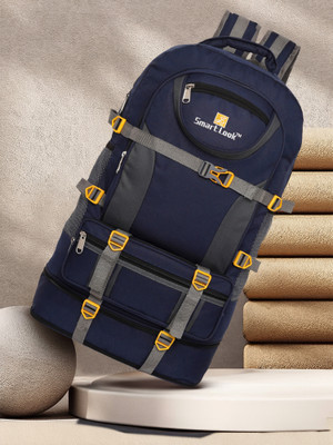 Smartlook Expandable Travel for Outdoor Sport Camping HikiIng bag Waterproof Backpack(Blue, 70 L)