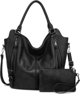 Inovera Hand Bags for Women Combo - Faux Leather Stylish Ladies Handbag Purse Shoulder Bag(Black, 3 L)