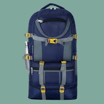 PFB PREMIER Expandable Travel Outdoor Sport Camping Hiking Trekking and school Bag_32 Waterproof Backpack(Blue, 60 L)