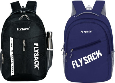 FLYSACK NS-FS011_BLACK & FS033_NAVY BLUE Laptop Bag(Black, Blue)