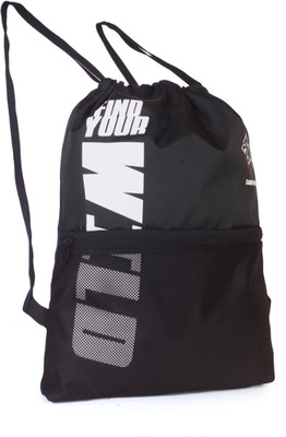 SABERTOOTH leopard Backpack Daypack, Drawstring bag, Yoga, sport bag and gym bag 18 Lts 13 L Backpack(Black)