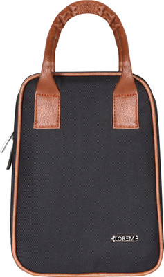 LOREM ML-TB05 Waterproof Lunch Bag(Black, 3 L)