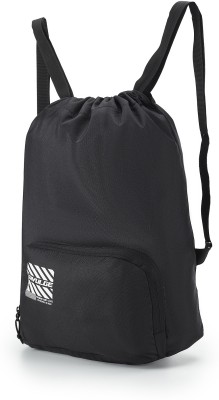 divulge Meteor Drawstring Bag Daypack, Drawstring bag, Sport Bag Waterproof Backpack(Black, 18.5 L)