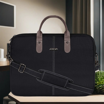 LOREM Black Color PVC Coated Fabric 10L Messenger Bag For Men & Women DB-BG76 Messenger Bag(Multicolor, 10 L)