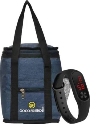 Capitalpoint Travel Lunch / Tiffin / Storage Bag Waterproof Lunch Bag(Dark Blue, 4 L)