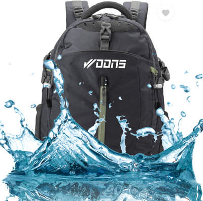 Woons spacy comfortable 4th to 10th class casual Waterproof School Bag(Black, 45 L)