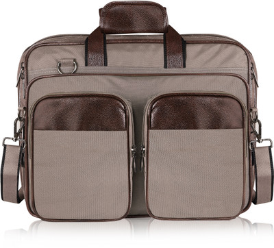 DS Enterprise Official Men Silver Messenger Bag