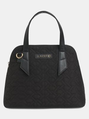 Caprese Dewy Satchel Medium Black Bag for Women Messenger Bag Offers & Cashback