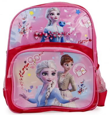 FIDDLERZ School Bag For Kids Waterproof Lightweight & Breathable Multi-Purpose Preschool School Bag(Pink, 12.59 inch)
