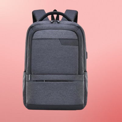 HouseOfCommon backpack school bag laptop bag office college travel backpack(S-19*12) 31 L Backpack(Black)