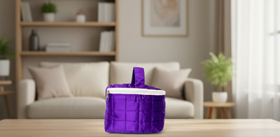 khawahish creations UpCycle Utility Pouch esy to Use Backpack(Purple, 4 L)