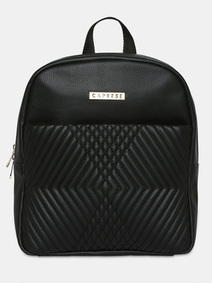 Caprese LEO BACKPACK MEDIUM (E) BLACK Backpack(Black, 0.29 L)