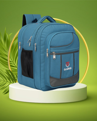 GLADIUS School Bag for Boys & Girls | Large 17×13 Inch | (Class 3-10, Unisex) Waterproof School Bag(Blue, 45 L)