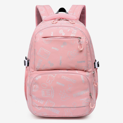 Tinytot SB179_02 School Collage Travel Casual Formal Laptop Backpack Waterproof School Bag(Pink, 30 L)