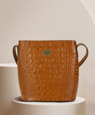 Rue Soleil by Hidesign DAPHNE Sling Bag(Orange, 5 L)