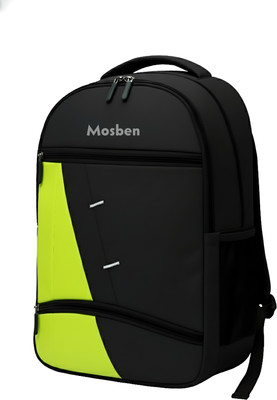 Mosben Premium School College Office Backpack Boys Girls 35 L Laptop Backpack(Black)