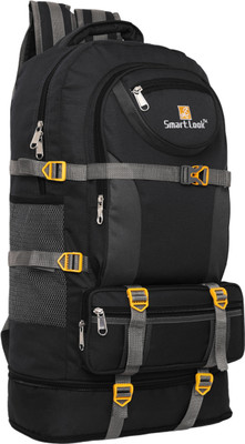 Smartlook New Trekking bag Rucksack bag (Rucksack) Waterproof Backpack (Black, 65 L) Waterproof Backpack(Black, 65 L)
