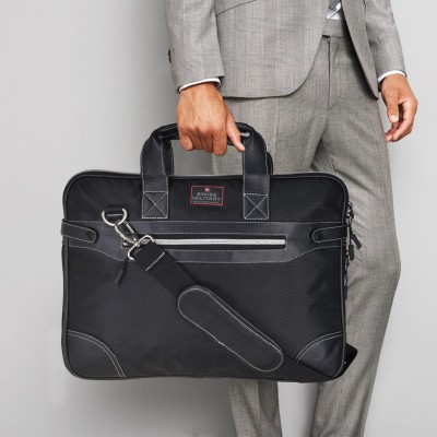 SWISS MILITARY Elite Collection Laptop Sling bag Messenger Bag(Black, 12.76 L)