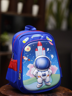 ZEVORA Kids Backpacks Boys/Girls Nursery, Preschool, Picnic School Bag ZEVKIDSBAG010 Waterproof School Bag(Blue, Red, 12 inch)