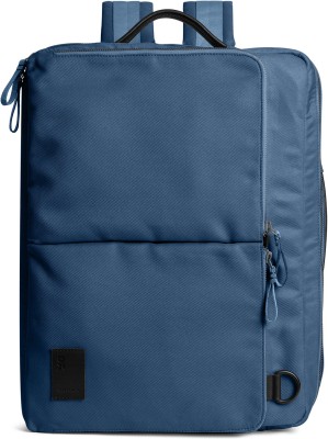 DailyObjects Deep Sea Meridian Convertible Briefpack (Backpack + Briefcase) Multipurpose Bag(Blue, 10 L)