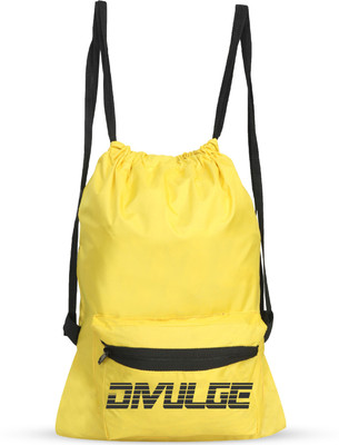 divulge Thunder Drawstring bags gym bag sport bags yoga bag Messenger Bag(Yellow, 19 L)