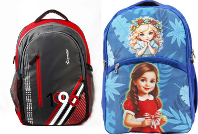 Sanstar GR 30 L Backpack(Red, Blue)