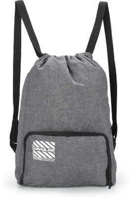 divulge Maxin Backpack Meteor Drawstring Bag PUNCH Daypack, Drawstring bag, Sport Bag 19 L Backpack(Grey)