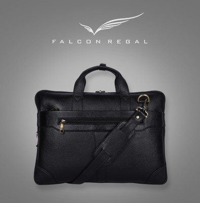 Falcon Regal Frontier Forge Waterproof Messenger Bag(Black, 18 L)
