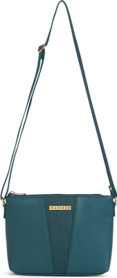 Caprese Reagan Sling Medium Navy Blue Bag for Women Sling Bag(Blue, 4.86 L)