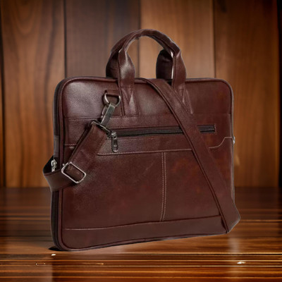 house of common Men & Women Brown Messenger Bag