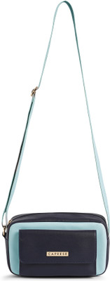 Caprese Regina Sling Medium Powder Blue Bag for Women Sling Bag(Blue, 2.576 L)