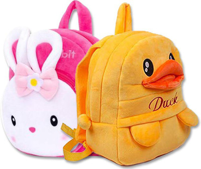 BHAVYA konggi+duck Kids School Bags for Girl and Boy Messenger Bag(Multicolor, 15 inch)
