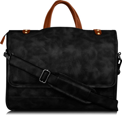 JPEnterprises Men Black Messenger Bag