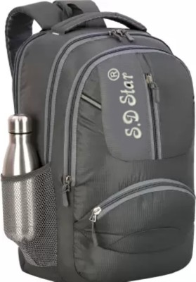 SD Star spacy comfortable 4th to 10th class casual school bags Waterproof School Bag Waterproof Backpack(Grey, 30 L)
