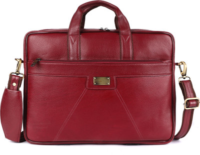 Knewish Messenger laptop bag Messenger Bag(Maroon, 30 L)