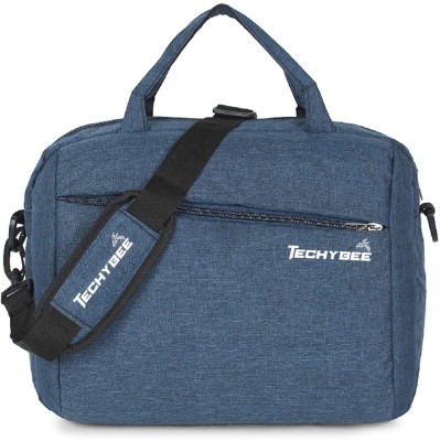 TechyBee Premium laptop messenger bag upto 16 inches capacity TBSR013 Waterproof Lunch Bag(Grey, 15 L)