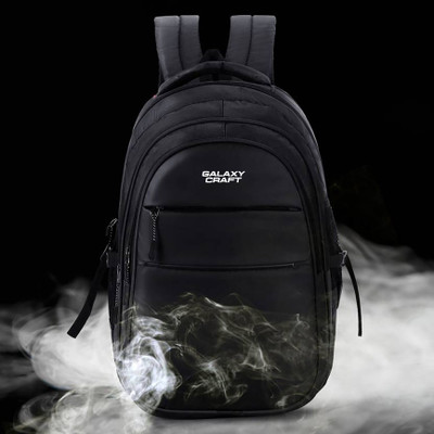 Galaxy Craft School Bags for Boys and Girls/Coaching Bag/Tuition Bag (Secondary 6th Std Plus) Waterproof Backpack(Black, 45 L)