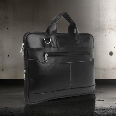 house of common Men & Women Black Messenger Bag