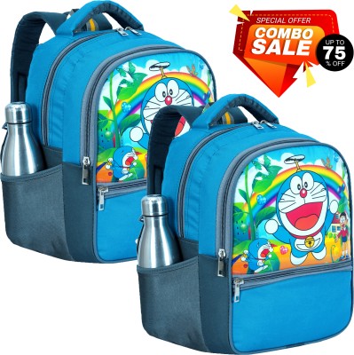 decent bags Pre-School Bag Combo Pack For NURSURY TO UKG Lightweight Waterproof School Bag(Blue, 40 L)