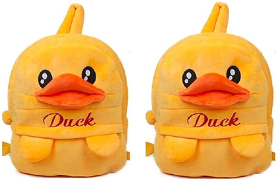 Aveek A_FF N-ANK-combo of 2 yellow duck_1534_a Backpack(Yellow, 13 L)