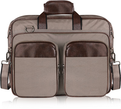 Kedar Enterprise Men Silver Messenger Bag