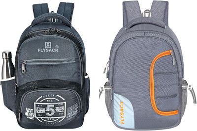 FLYSACK NS-FS008_Grey & FS032_GREY Laptop Bag(Grey, Grey)