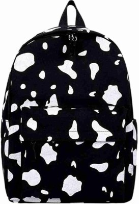 Ryzan black dot printed 103 Backpack(Black, 15 L)