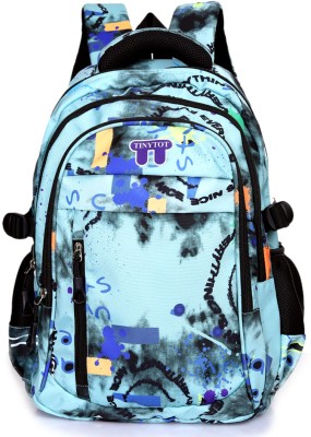 Tinytot Stylish & Trendy School Collage Travel Backpack 2nd Standard onward Waterproof School Bag(Green, 30 L)