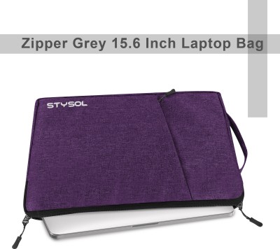 Stysol 14 Inch Laptop Case With Pouch Case Waterproof Laptop Sleeve/Cover For Men Waterproof Laptop Sleeve/Cover(Purple, 14 inch)