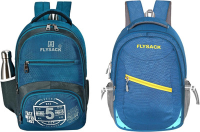 FLYSACK NS-FS008_Blue & FS031_BLUE Laptop Bag(Blue, Blue)